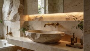 Natural Stone Bathrooms That Define the Modern Oasis Look