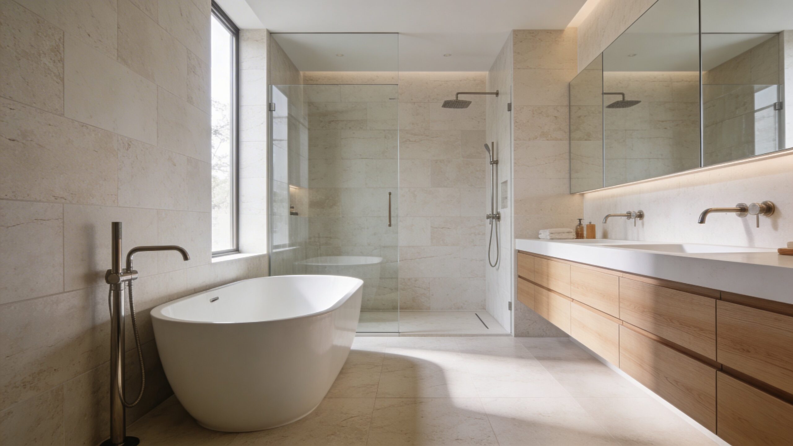 High-End Modern Oasis Bathrooms That Feel Effortlessly Simple