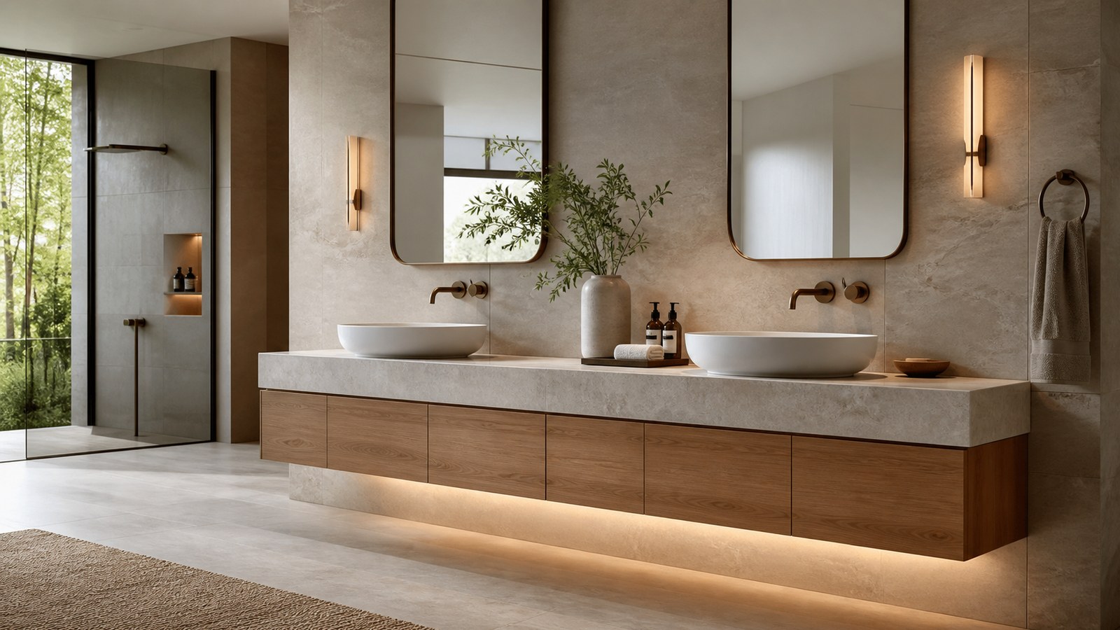Floating Vanities That Elevate the Modern Oasis Look