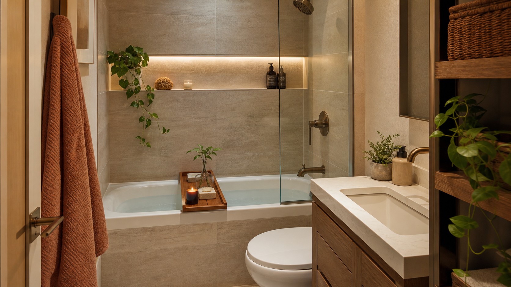 Tiny Bathroom Ideas That Feel Like a Spa Retreat
